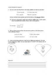 English Worksheet: Song Writing Workshop