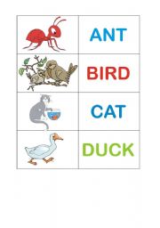 English Worksheet: Alphabet with pictures