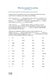 English Worksheet: Pet exam Grammar exercise for exam practise