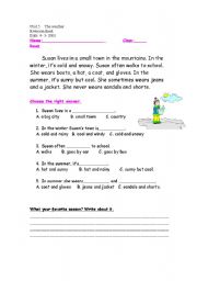 English Worksheet: read & write