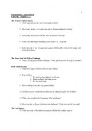 Supersize me! Documentary Worksheet