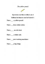 English Worksheet: Is/Are