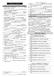 English Worksheet:  passive voice and noun-clauses worksheet