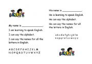 English worksheet: reading & counting