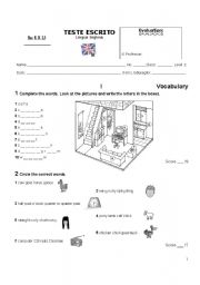 English Worksheet: Test