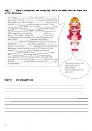 English Worksheet: An Unlucky day