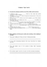 English Worksheet: Conditional sentences