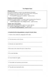 English worksheet: Passive Voice