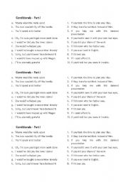 English Worksheet: Conditionals in everyday use - Adults