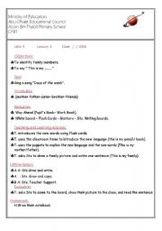 English worksheet: family 