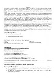 English Worksheet: Passive Voice 