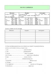 English Worksheet: The Past Continuous