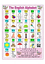 English Worksheet: THE ENGLISH ALPHABET