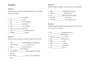 English Worksheet: Present tense exercise