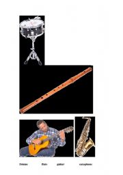 English worksheet: Musical instruments 2