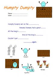 Humpty Dumpty song