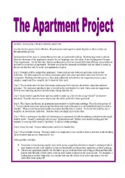 English Worksheet: The Apartment Project: Full Lesson Plan and Worksheets