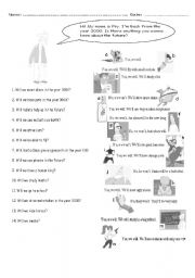 English Worksheet: Wll & Futurama