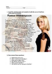 Reese Witherspoon - Biography