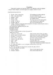 English worksheet: Prepositions