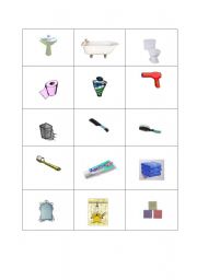 English Worksheet: bathroom
