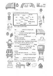 English Worksheet: This is a day in the life of Max