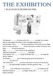 English Worksheet: SIMPLE PAST STORY GAP FILL (PART 9)