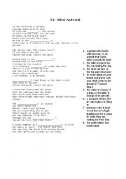 English Worksheet: u2