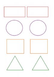 English Worksheet: Shapes