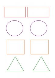 English worksheet: Shapes