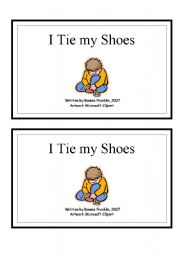 English worksheet: I Tie My Shoes - cover