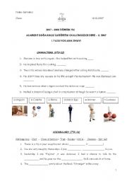 English Worksheet: Ratatouille-video worjsheet