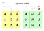 Egg Hunt with Numbers