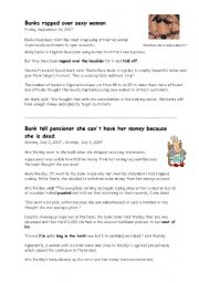 English Worksheet: Money matters and banking vocabulary