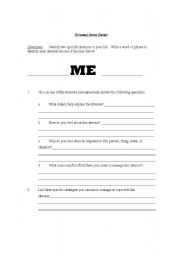 English Worksheet: Personal Stress Buster