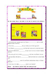 English Worksheet: Easter