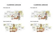 English Worksheet: Classroom language