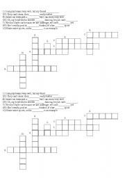 English Worksheet: Can/ cant