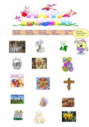 English Worksheet: HAPPY EASTER