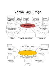 English Worksheet: Daily Routine - vocabulary