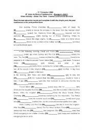 English Worksheet: Shrek The Third