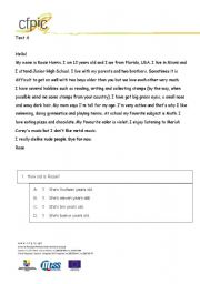 English Worksheet: Personal identification