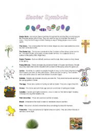 English Worksheet: Easter Symbols