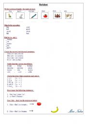 English Worksheet: grammar