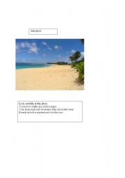 English Worksheet: WRITING A STORY