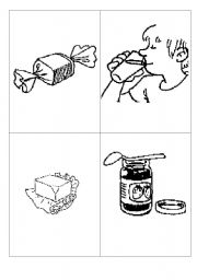 English worksheet: food