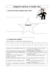 English Worksheet: Complaints