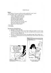 English Worksheet: British Humour