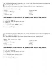 English Worksheet: practise questions and answers about quantity