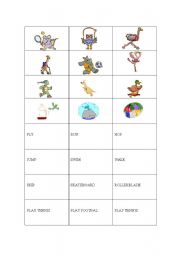 English worksheet: SPORTS MEMORY